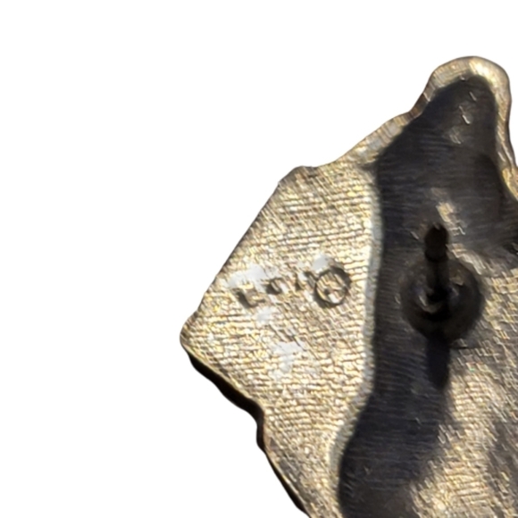 Vintage LCD SILVER STOCKING TEDDY BEAR AND CANDYCANE - Picture 7 of 8